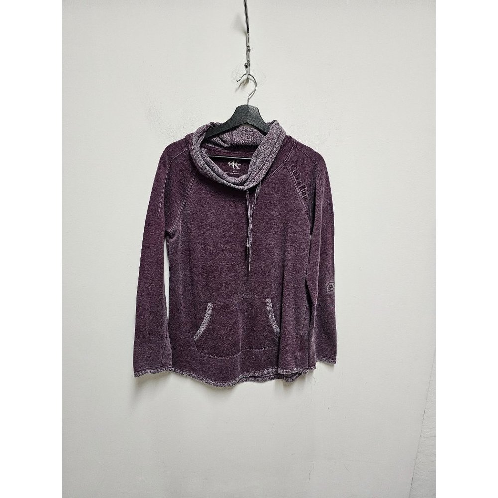Calvin Klein Pullover Sweatshirt Purple Size Small